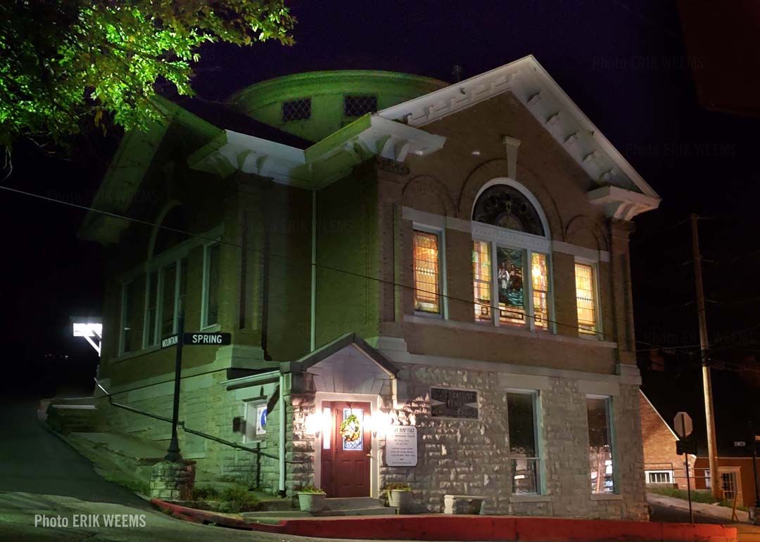 Night on Spring Street Penn Memorial Church